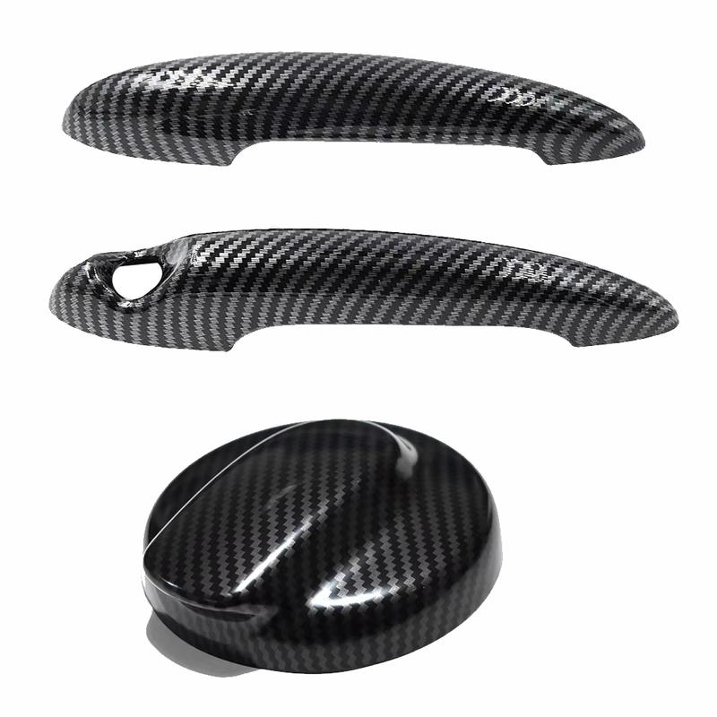 Door Handle And Fuel Tank Cap Cover For MINI Cooper S R50 R53 R55 Car Door Handle Replacement Auto Accessories Exterior Parts