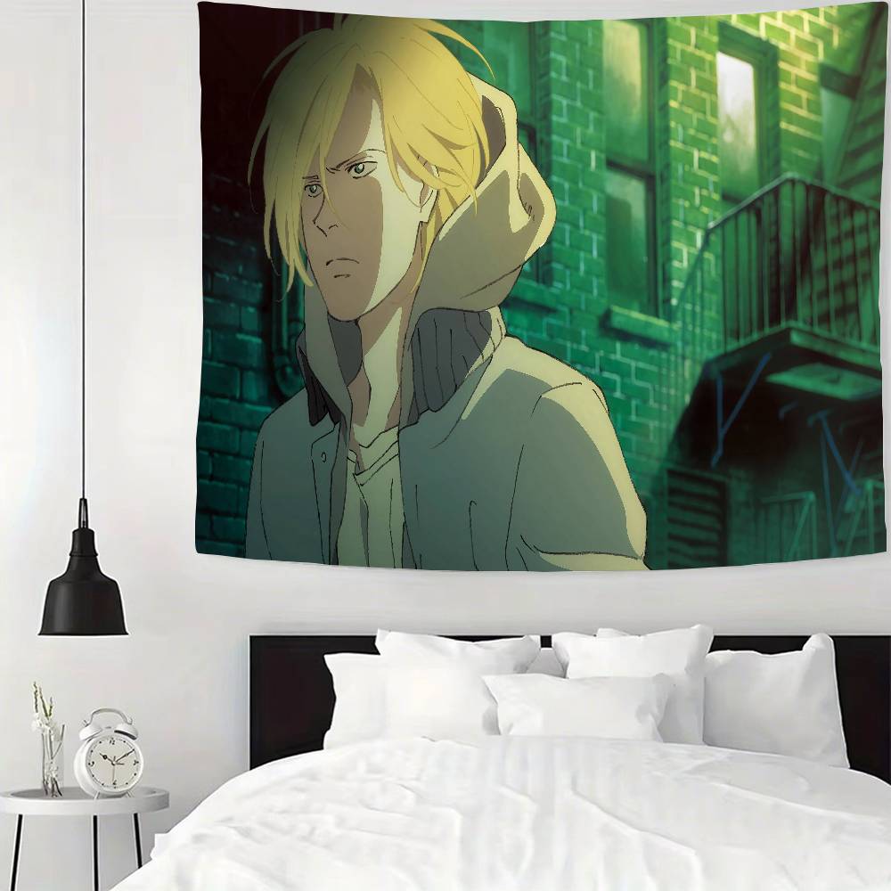 Аниме BANANA FISH Гобелен Настенный Гобелен Арт-деко Плед Занавеска Для дома Спальни Гостиной Декор
