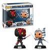 [Эксклюзив GameStop] Funko POP 2pk Star Wars Funko Pop 2pk Star Wars The Clone Wars Darth Maul VS Ahsoka Figure
