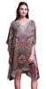 Womens Short Beach Kaftan Beachwear Bikini Coverup Midi Dress-4X-5X