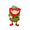 Christmas Chair Cover Xmas Party Wedding Furniture Sleeve 3D Cartoon Santa Claus Non Slide Slipcover Dining Hall Supplies
