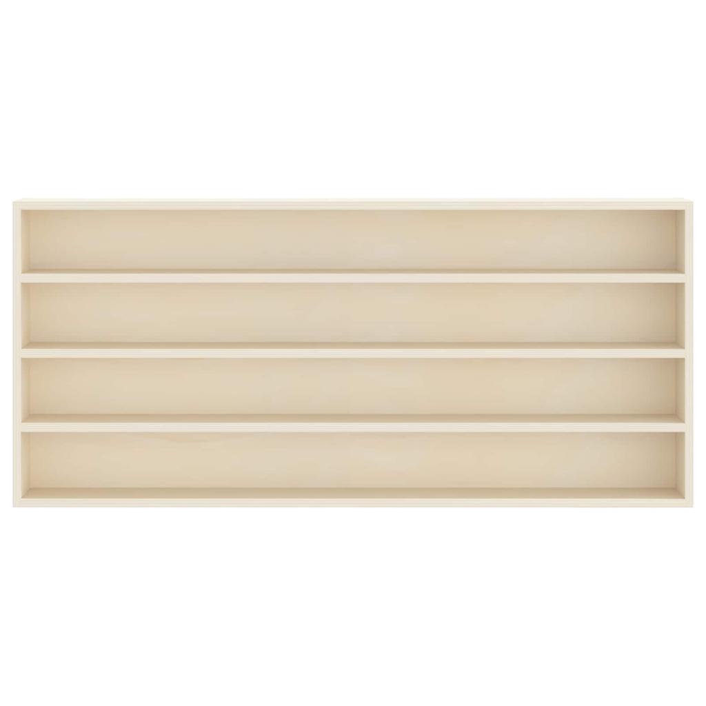 Wall Mounted Display Case with Shelf Beige 80 x 8.5 x 36 cm Particleboard