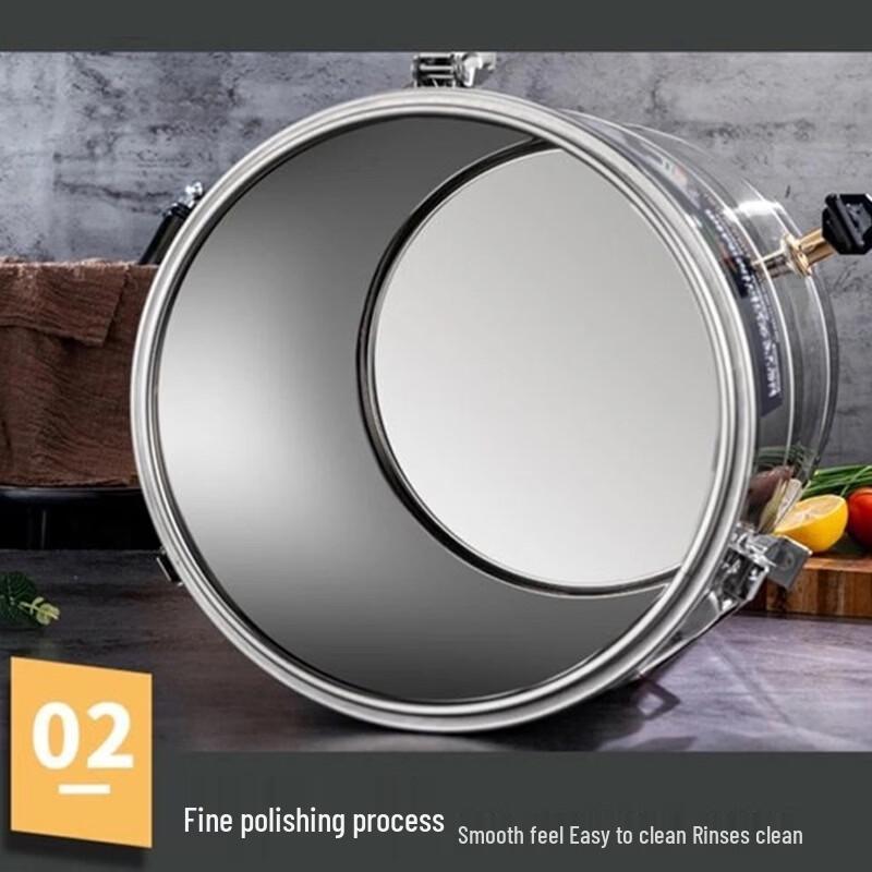 Диспенсер для еды и напитков Shake Dun, утолщенная нержавеющая сталь, двухслойный, с термоизоляцией