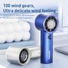Philips Ручной Высокоскоростной Вентилятор Металлический Корпус Флагманский 5000 мА Зарядка Type-C мини-вентилятор