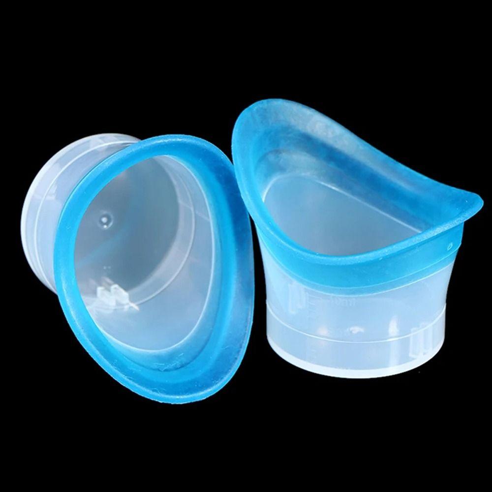 Soft Eye Bath Cup Silicone Eyes Cleaner Flushing Rinse Cups Elderly Women Men Children