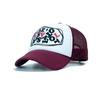 CASE A LOT Graphic Logo Trucker Cap - Burgundy