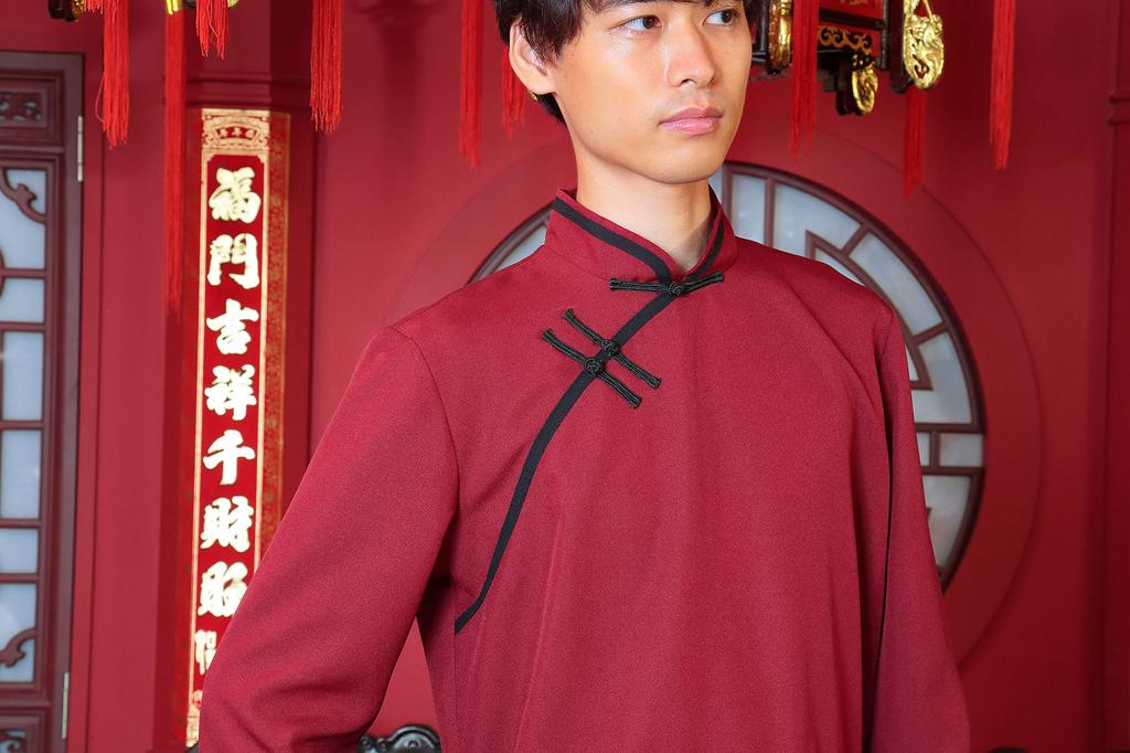 Clearstone Royal China Косплей Хэллоуин Кунг-фу унисекс Темно-красный