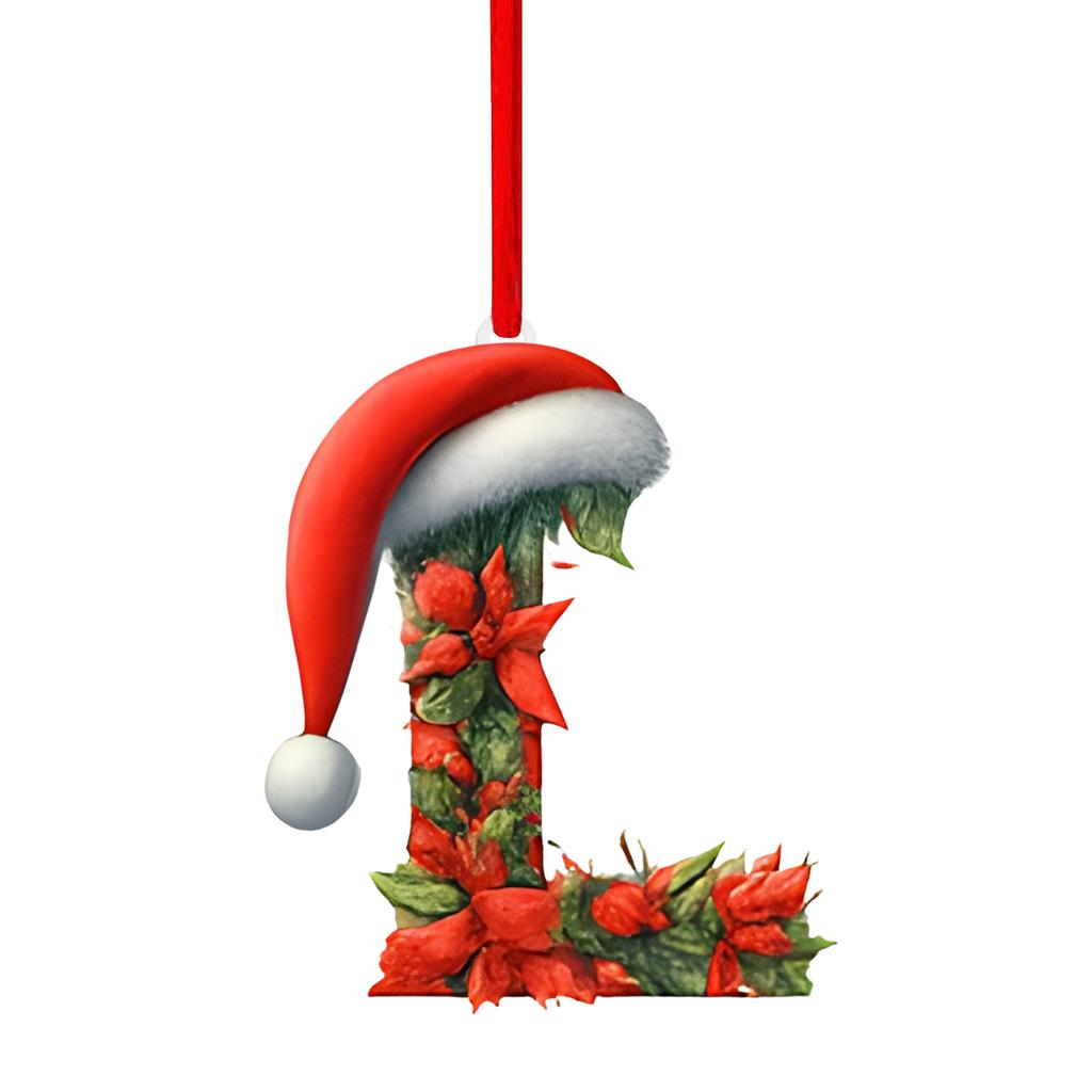 26 Letter,Christmas,Ornaments,Acrylic,1