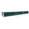 Garden Raised Bed Galvanized Steel 480 x 80 x 45 cm Green