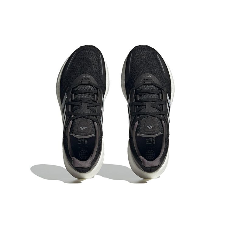 adidas PureBoost 22 Heat.RDY Черно-белые женские кроссовки Core-Black Cloud-White Grey-Four HQ3980