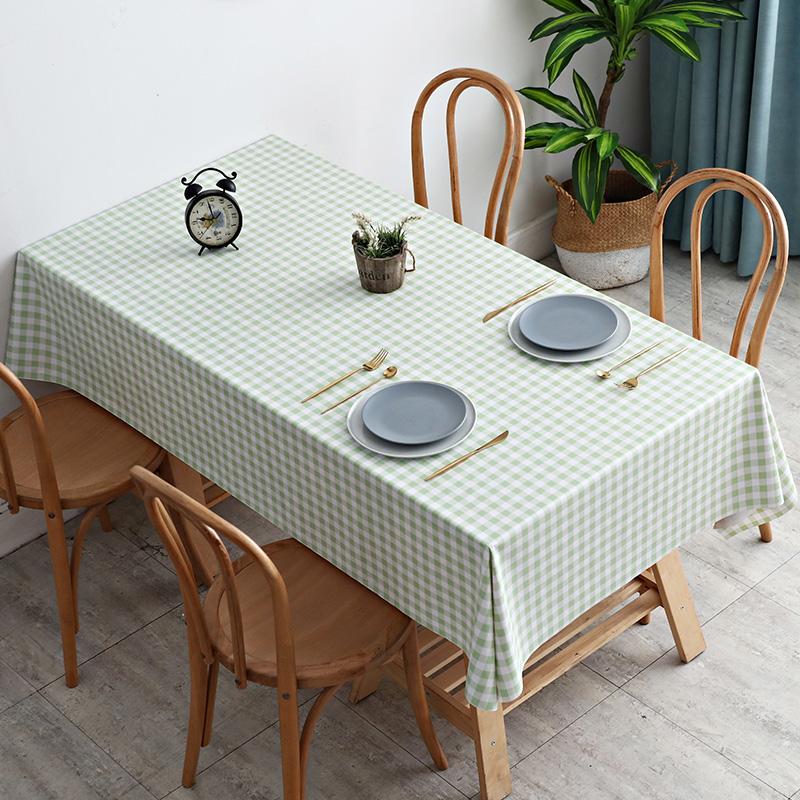 Rectangular Plastic Tablecloth Pvc Waterproof Antifouling Cover Outdoor Dining Table Cloth