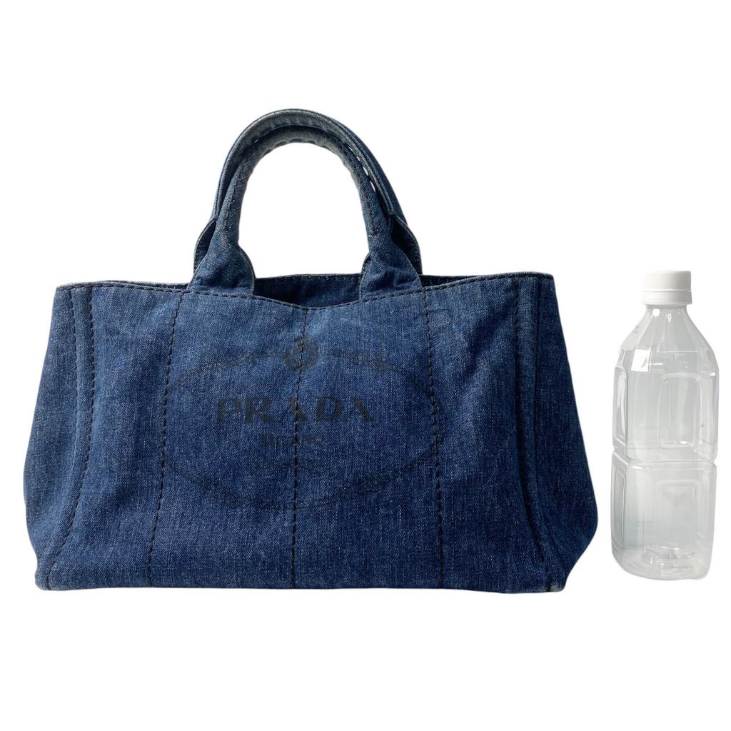 Used PRADAShoulder Bag Blue denim Women