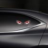 Suction Cup Solar Powered Car Neon Light Wireless Cool EYE Ambient Lights New Smart LED Lights