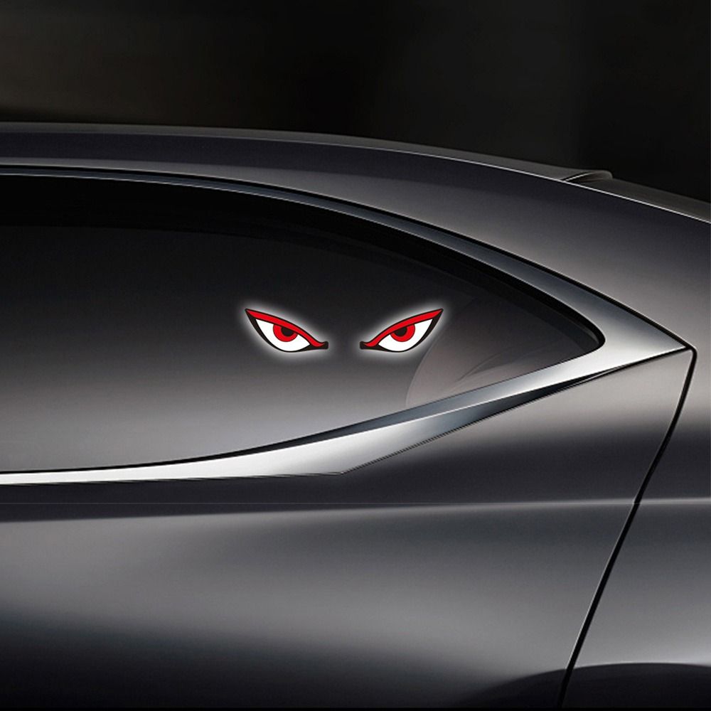 Suction Cup Solar Powered Car Neon Light Wireless Cool EYE Ambient Lights New Smart LED Lights