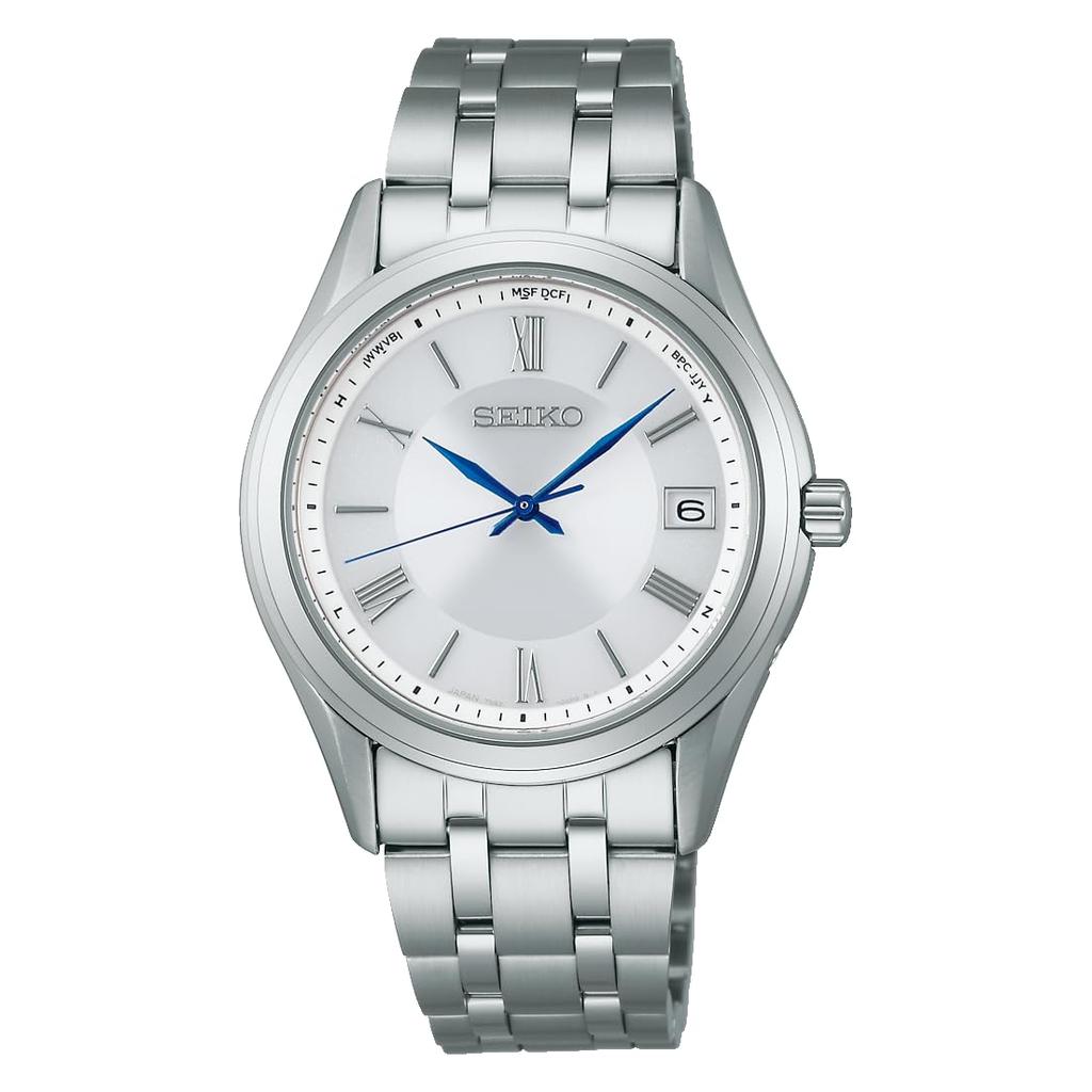 Seiko Watch SBTM357 Silver Men's Selection S Series Solar Radio Controlled Watch