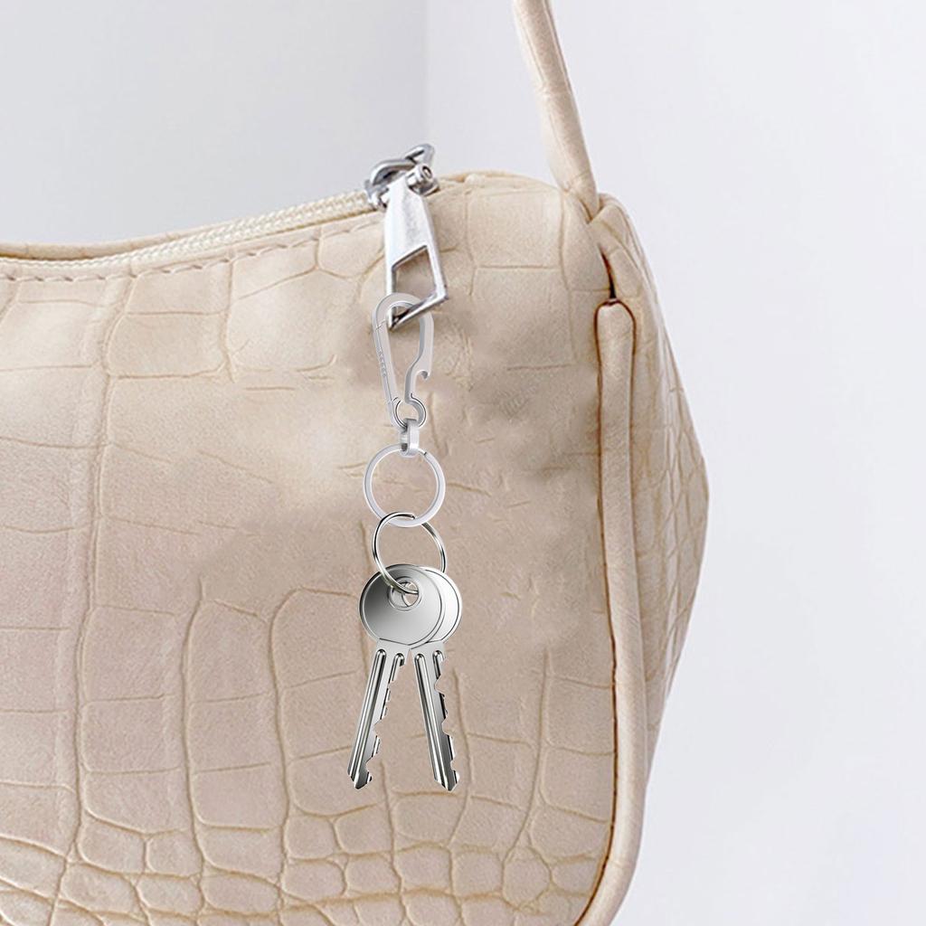 Титановые карабины Брелки Зажимы Открывалки для бутылок AntiLost Маленький карабин Быстросъемный держатель для ключей Пряжки