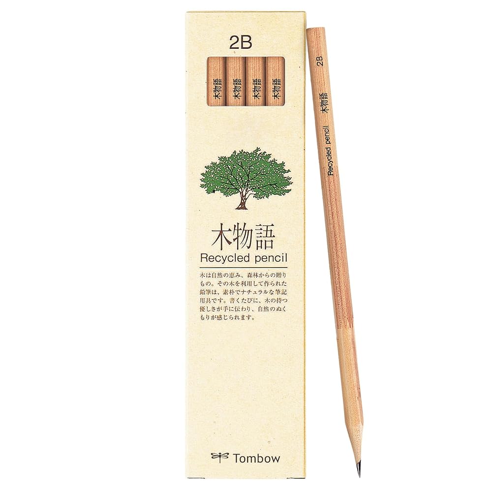 TOMBOW Карандаши Wood Story 2B 1 дюжина LA-KEA2B