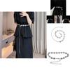 Simple Yet Fashionable Metal Chain Waist Belt For Women Versatile For Skirts And Outfits