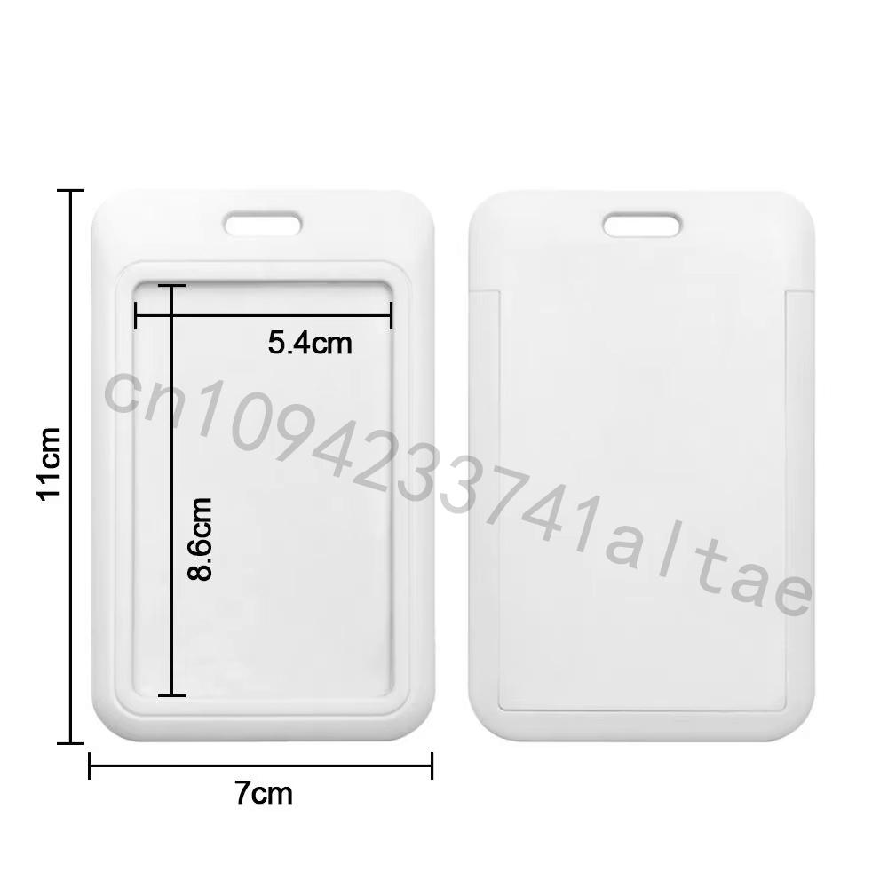 Buddha Belief Art Badge Holder Pass Bus Work Card Cover Chest Pocket Students Card Holder Small Gift