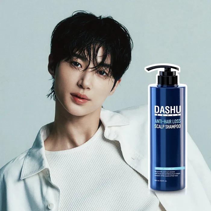 DASHU Daily Protein Herbal Scalp Gold Shampoo EX 500 мл