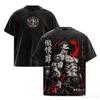 The Seven Deadly Sins Escanor Graphic Washed T Shirts Y2K Men Women Casual Hip Hop Washed T-shirt Comfortable Vintage Loose soft