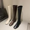 Высокие сапоги женские британские сапоги Naked Boots Slim 2024 Новые модные универсальные сапоги длиной до колена