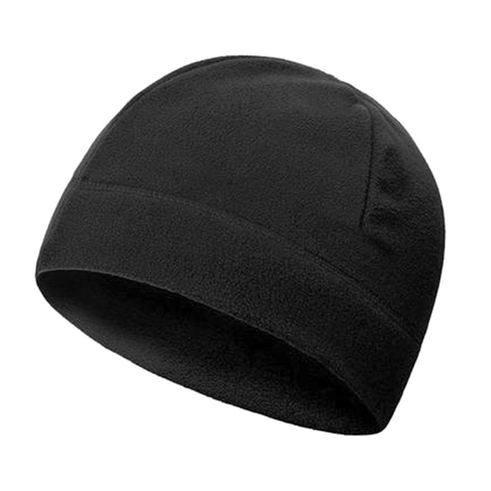 Winter Polar Fleece Beanie Hat Warm Slouchy Running Cycling Cap Soft Windproof Fleece Sports Hat for Men Women