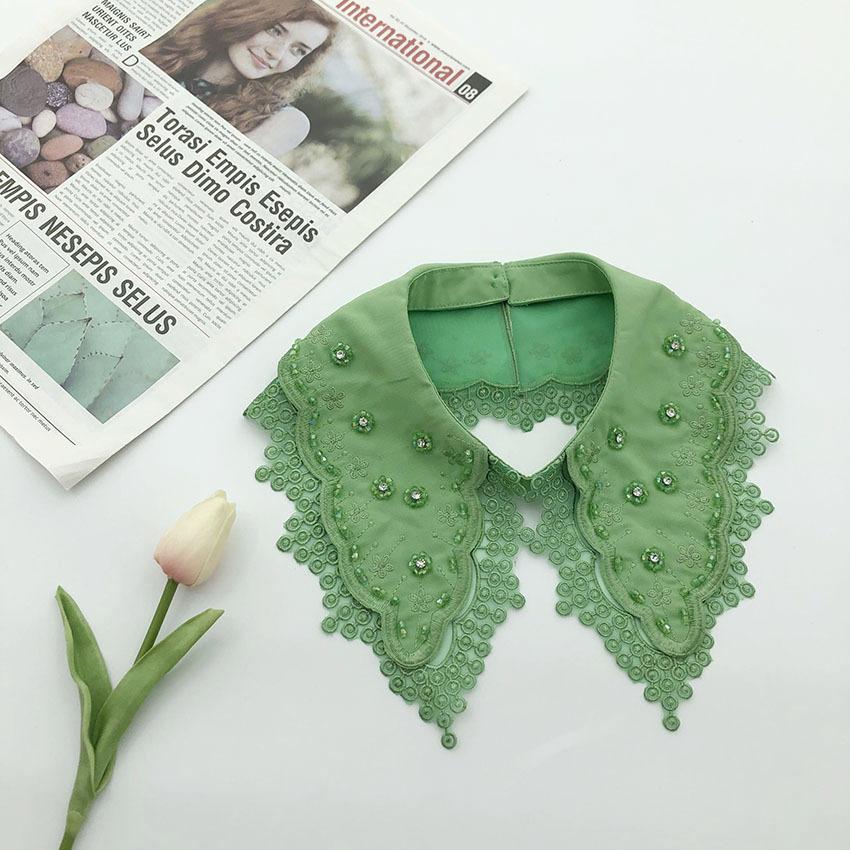 Pearl Fake Collar Lacklace Stand Beads Detachable Collar Fake Women for Party Bride Dress Decorate False Collar Nep Kraagie