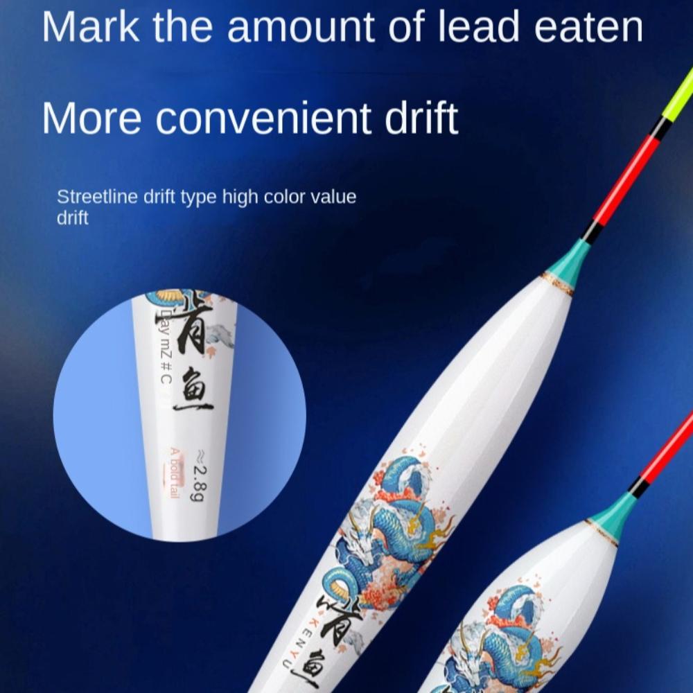 Eye-catching Triangle Tail Floats Bobbers Slip Drift Tube Fishing Floats  Fishing