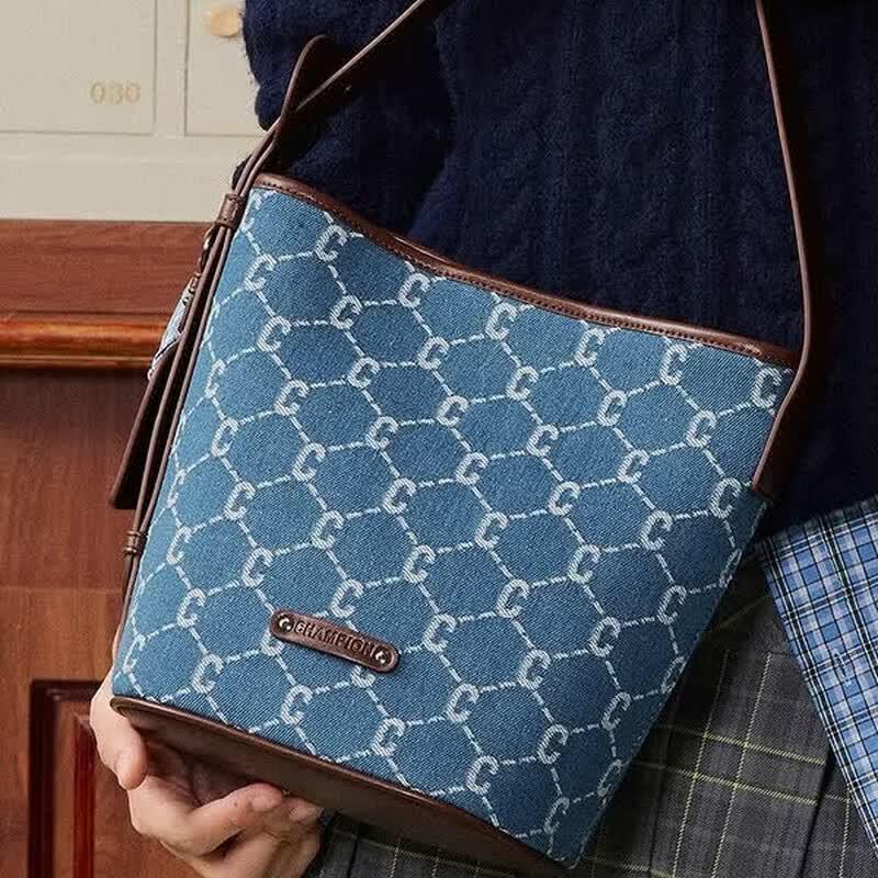 Champion Denim Bucket Tote Bag