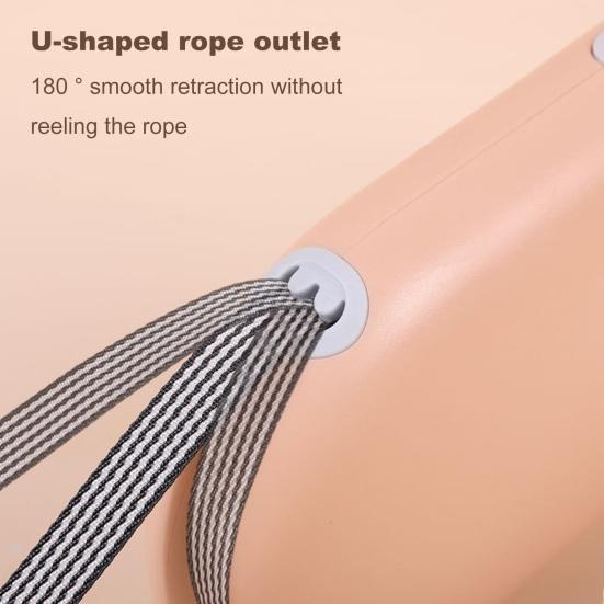 Поводок-рулетка для собак, прочный поводок для прогулок с ручкой, препятствующей скольжению, для собак средних и крупных пород весом до 330 фунтов