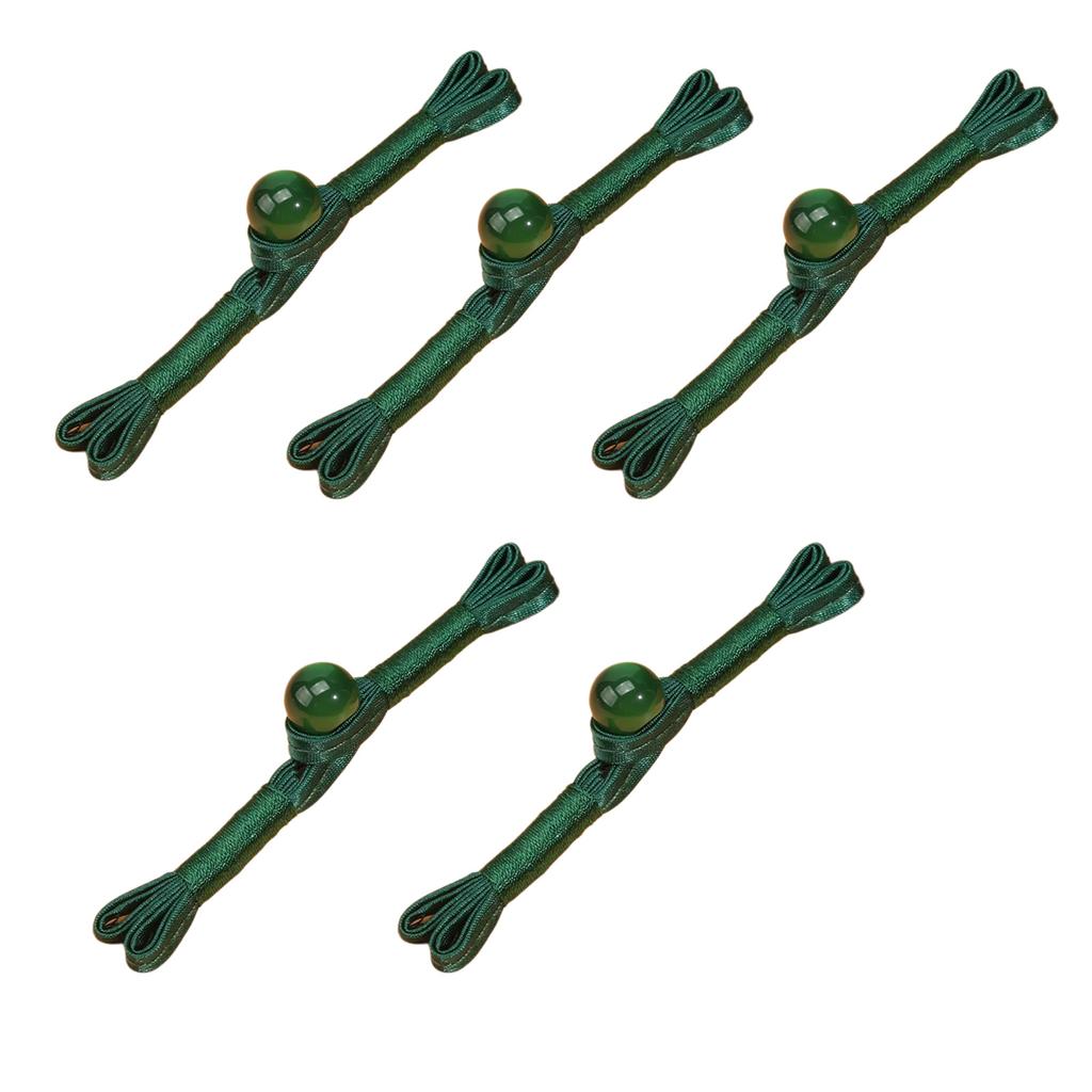 5PCS Chinese Cheongsam Buttons Traditional Costume Ornament Closure Buttons for Sewing Sweater Cardigan Evening Gowns