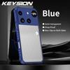 KEYSION Противоударный чехол повышенной прочности для Nothing Phone 3, мягкий силикон+ПК, полупрозрачная матовая накладка для Nothing Phone 3A Pro