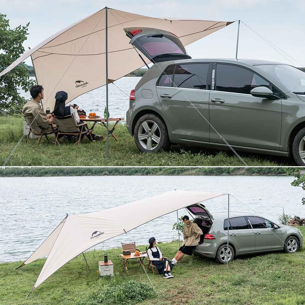 Задний тент Naturehike для легкого автомобиля, солнцезащитный козырек для внедорожника, легко устанавливается, подходит для скалолазания, совместим с различными транспортными средствами,