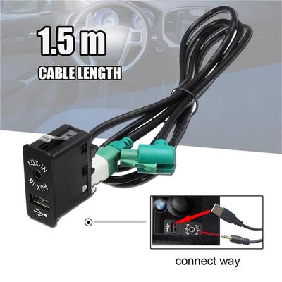 USB Aux-переключатель + адаптер кабеля для BMW E60 E61 E63 E64 E87 E90 E70 F25 F01 F02 F03 F04 F12 F13