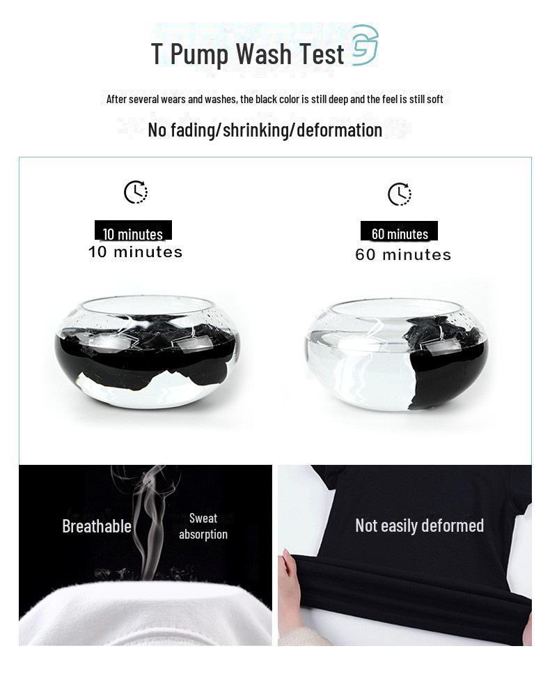 Футболка свободного покроя унисекс из чистого хлопка с короткими рукавами, лето 2025 г. - модная одежда для пар