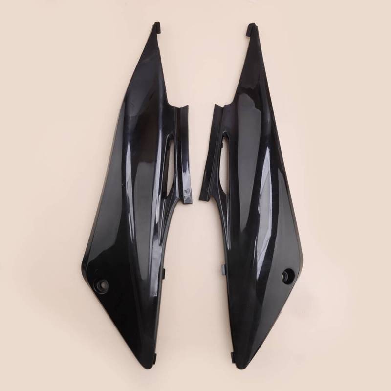 1 пара защитных накладок на заднюю боковую часть обтекателя для мотоцикла Honda Hawk 250 1961 1962 1963 1964 1965 1966 годов выпуска, черные, пластиковые.