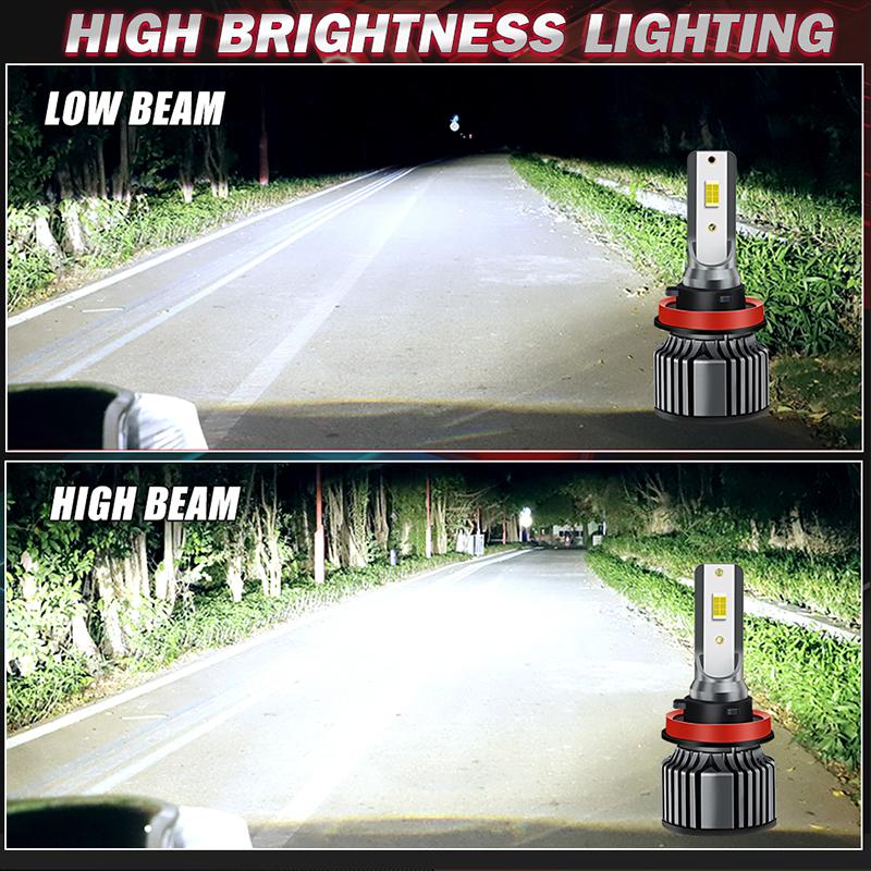 2000 Вт 100000 лм Canbus H4 H7 H1 LED H8 H9 H11 9005 9006 9012 HB3 HB4 HIR2 H3 Автомобильная светодиодная фара Автомобильная противотуманная фара Светодиодные лампы 6000K 12В