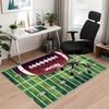Custom Name American football Printed Carpet, for Office Chair Living Room Bedroom Kitchen Room Decor Gifts.