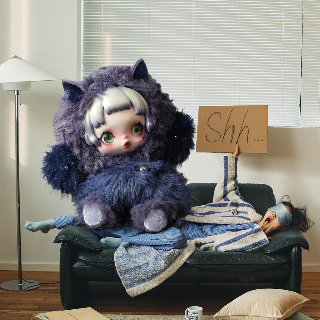 POP MART SKULLPANDA You Found Series Plush Pendant Pop Mart Blind Box Plastic Premium Soft Original Birthday Gift Me! (1 Piece) - Gachapon, Figure,