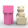 Силиконовые формы для милых цветов, держатель для ручек, форма для эпоксидной смолы, инструмент для изготовления сочных растений для поделок