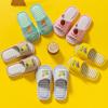 Children's Slippers Indoor Home Linen Spring Summer Autumn and Winter Floor Non-slip Boys and Girls Children Baby Cotton Slippers