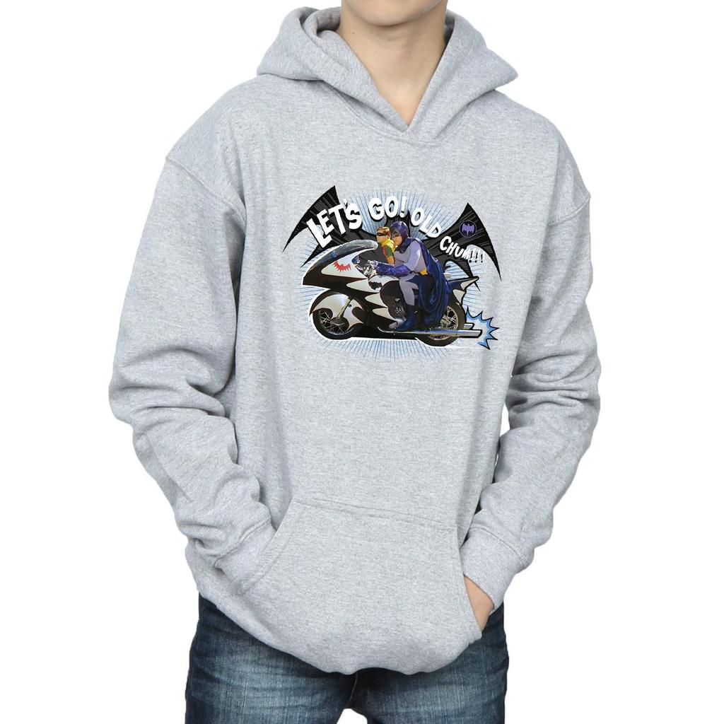DC Comics Boys Batman TV Series Bat Bike Hoodie