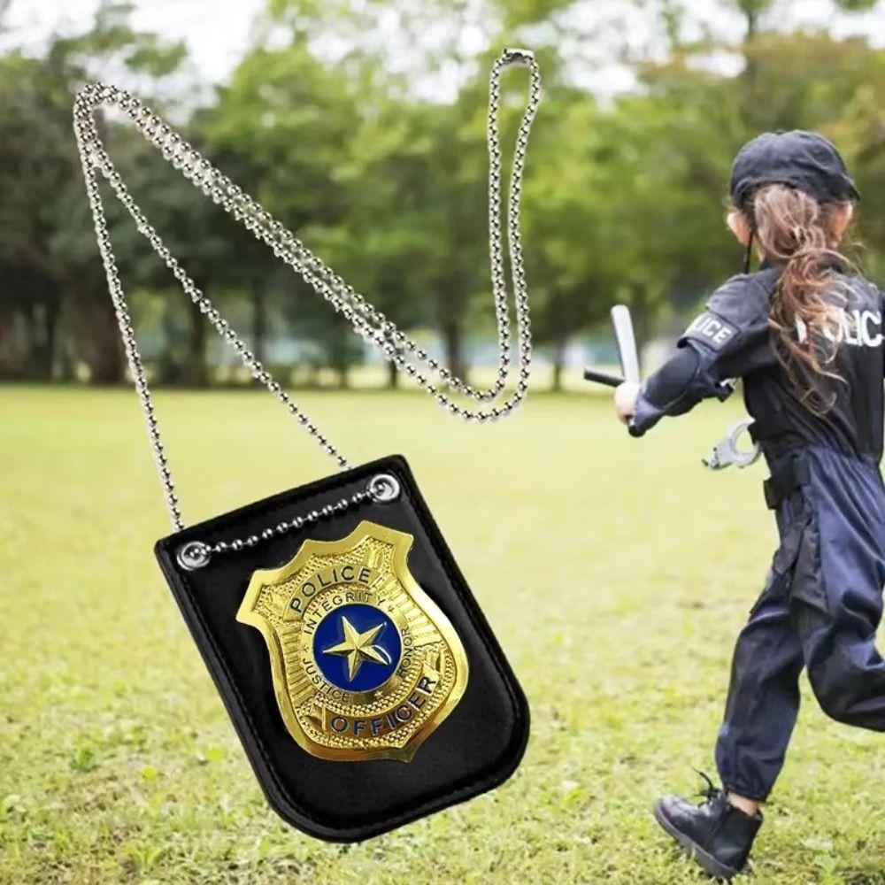 Pretend Play Police Role Play Toy Police Officer Simulation Police Badge Kids Toy