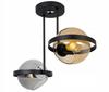MODERN GLASS RING HANGING LAMP MIX
