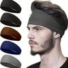 2 PCS Sports Headband Sweat Absorbing Workout Yoga Fitness Headwear Moisture Wicking Breathable Stretchable Milk Silk Fabric Gym Running Accessory
