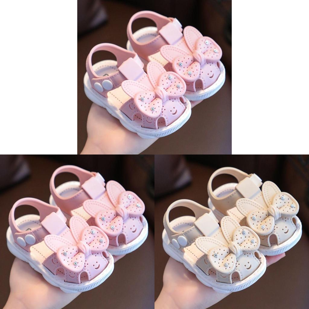 Princess Girls Summer Sandals With Pvc Material And Nonslip Sole For Toddler Kids