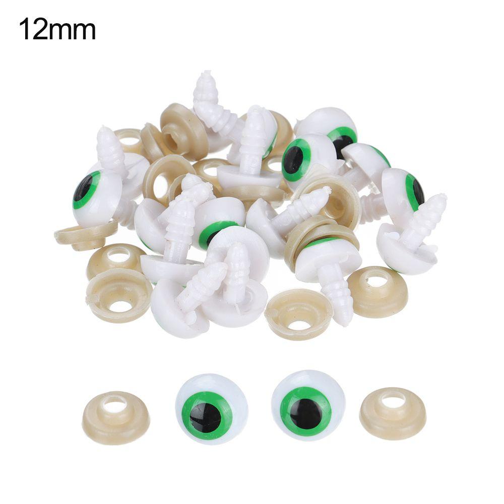 12мм~30мм Безопасные Аксессуары для Игрушек Животных Пластиковые Глаза Кукольные Глаза Рукоделие Лягушачьи Глаза Глазное Яблоко