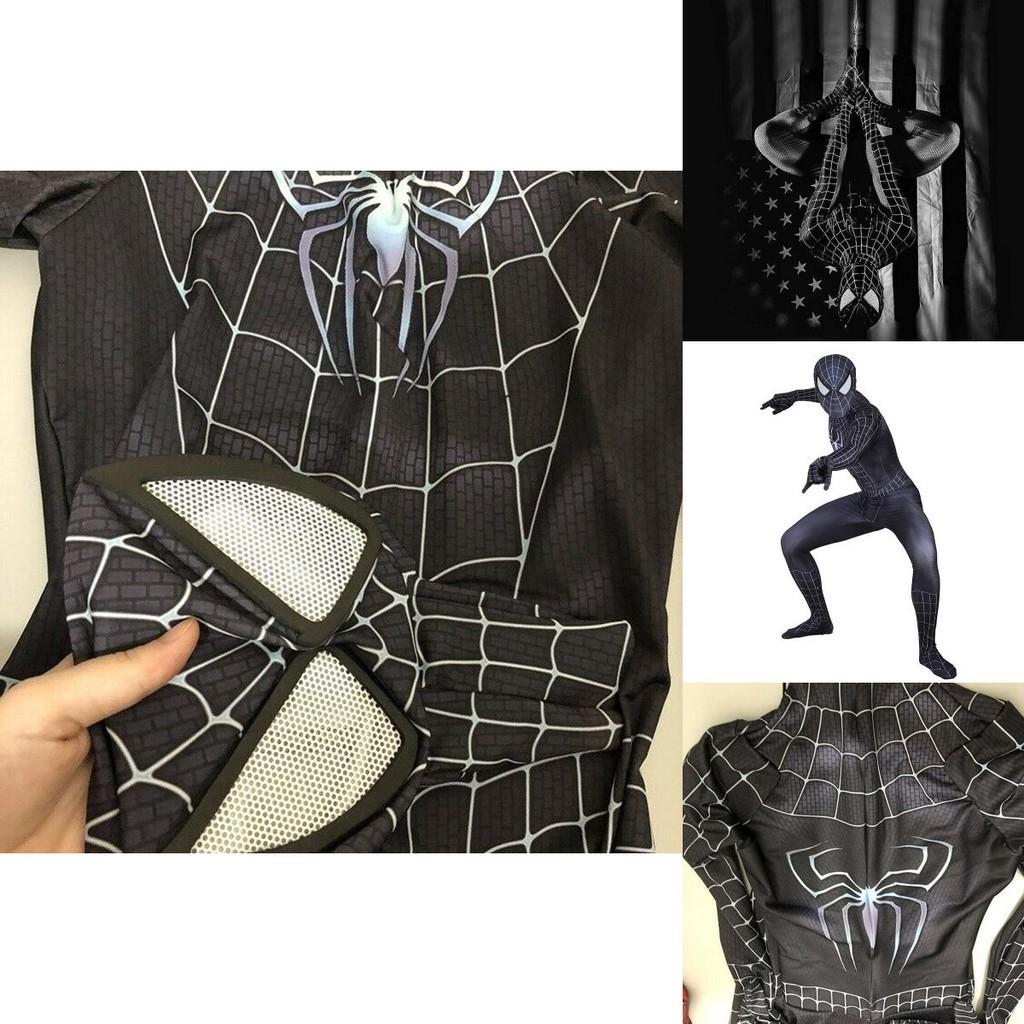 Удивительный костюм Человека-паука 2 в стиле Чёрного Венома для косплея с изысканным исполнением