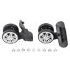 1Pair Outdoor Mute Double Row Large Wheel Draw?bar Box Code Case Suitcase Accessory